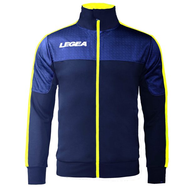 LEGEA GIACCA CARACAS FZ NAV/YEL FL