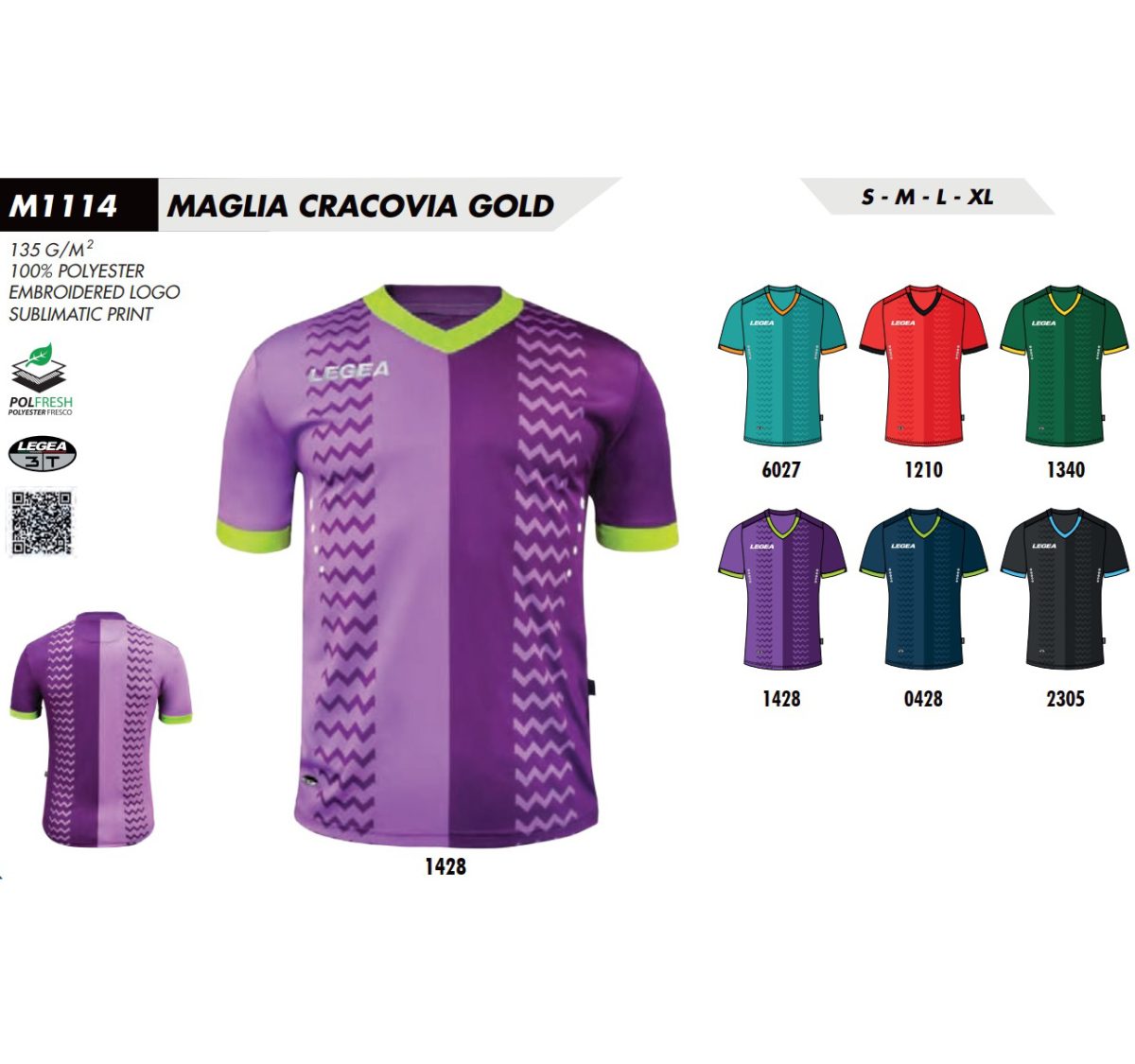 LEGEA KIT CRACOVIA GOLD - Image 2