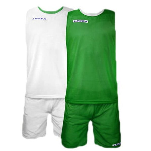 LEGEA KIT DOUBLE GREEN/WHT