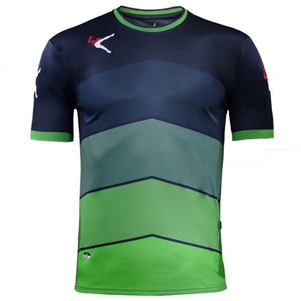 LEGEA MAGLIA ASSEN BLU/GREEN FL